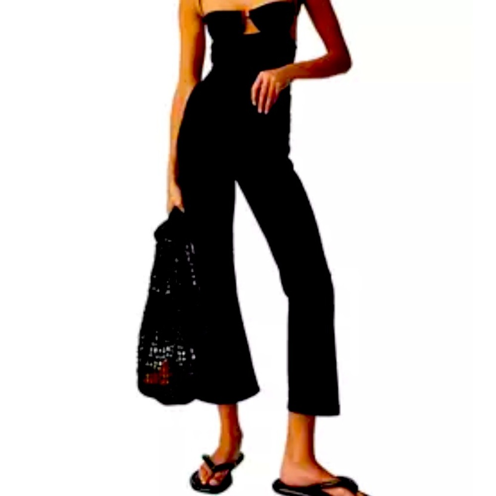 Free People We the Free cropped slim flare pants M